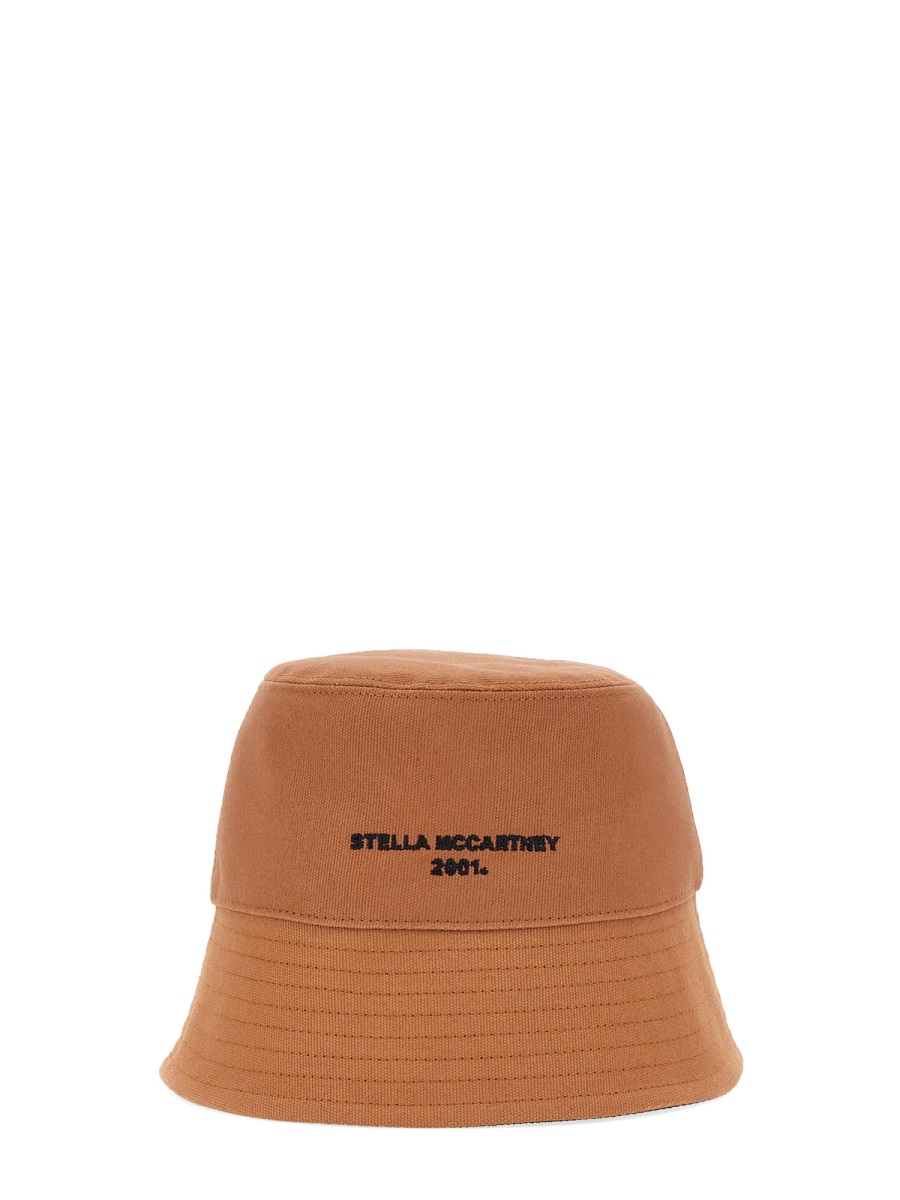 Stella McCartney DOUBLE FACE BUCKET HAT Beige