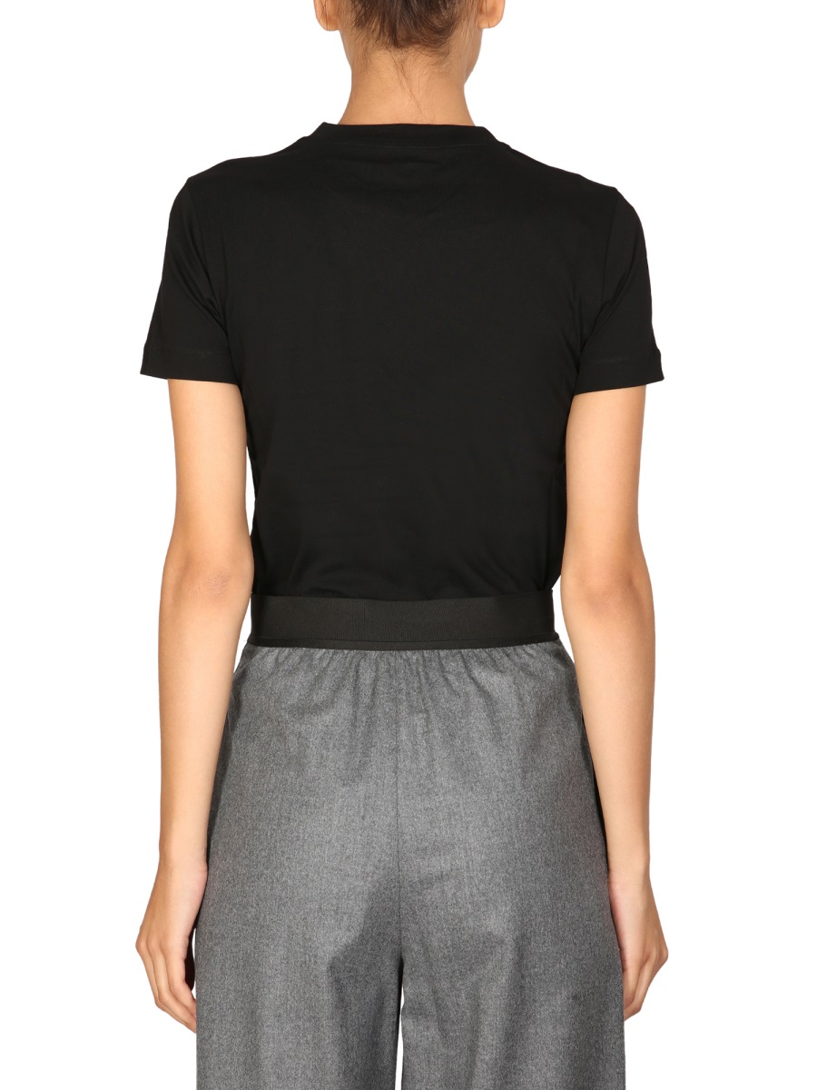 Stella McCartney T-SHIRT "GLITCH" Zwart