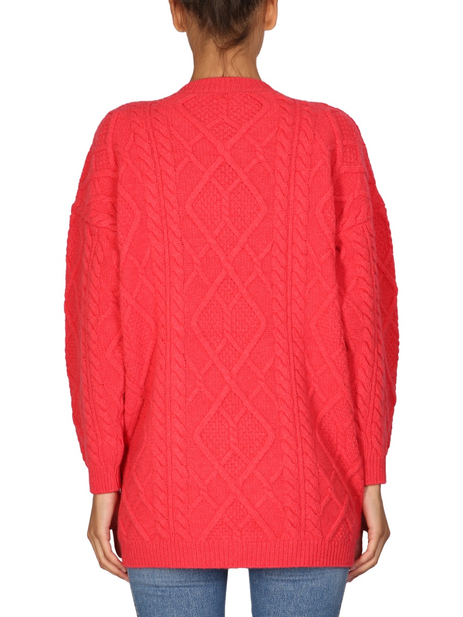Stella McCartney WOOL CREW NECK SWEATER Rood