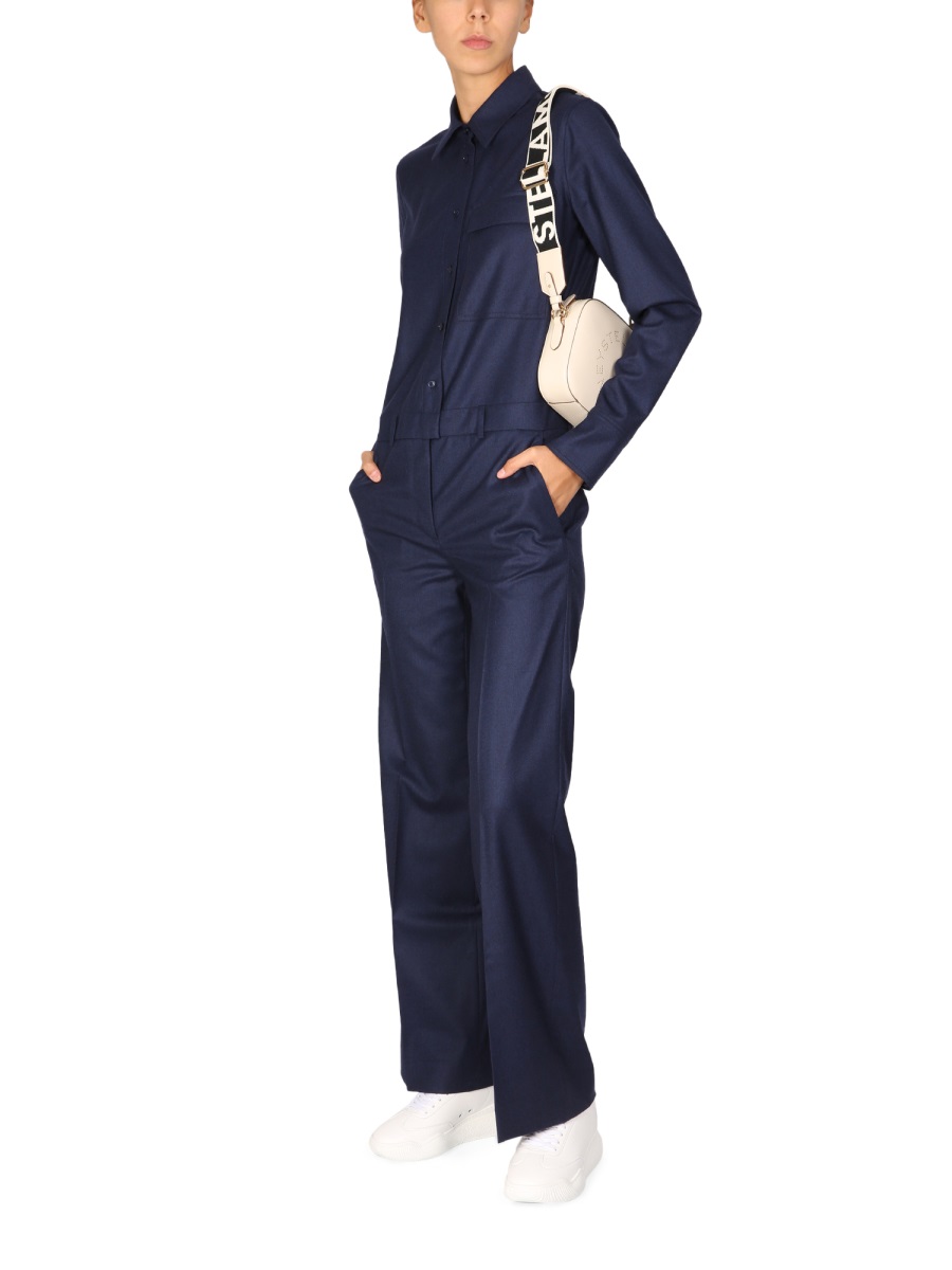 Stella McCartney WOOL JUMPSUIT Blauw