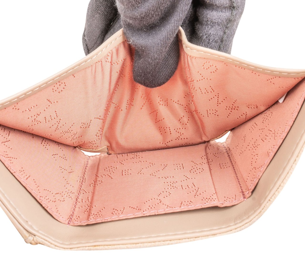 Stella McCartney Falabella Compact Wallet Beige