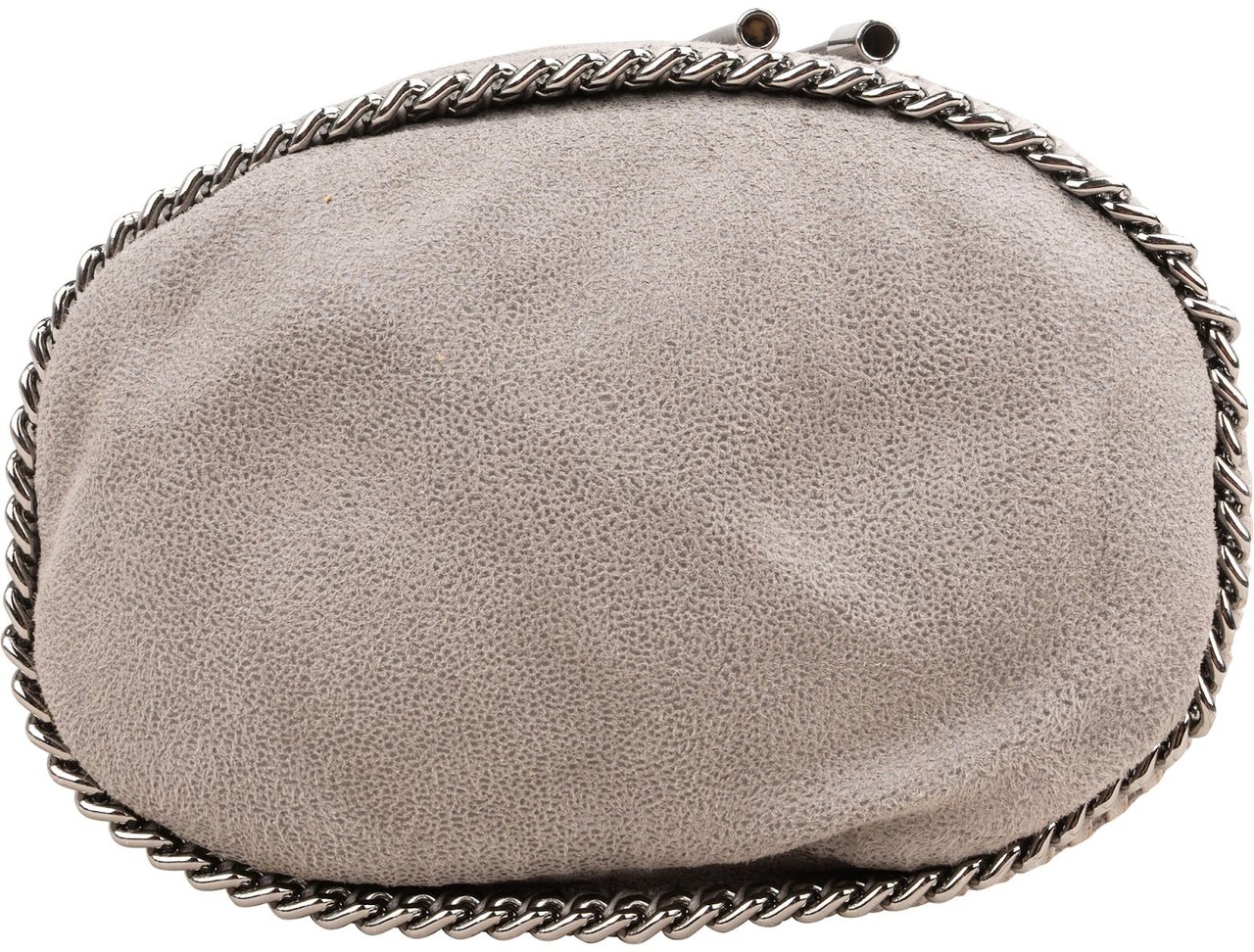 Stella McCartney Shaggy Falabella Small Bucket Crossbody Bag Donkergrijs