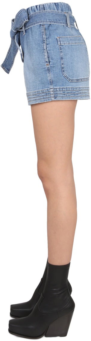 Stella McCartney COTTON SHORTS Blauw