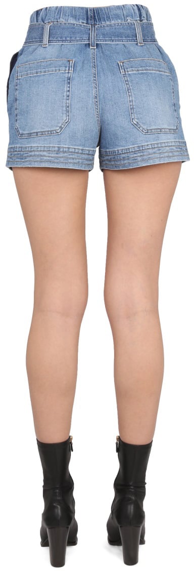 Stella McCartney COTTON SHORTS Blauw