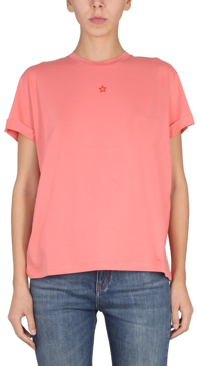 Stella McCartney CREWNECK T-SHIRT Roze