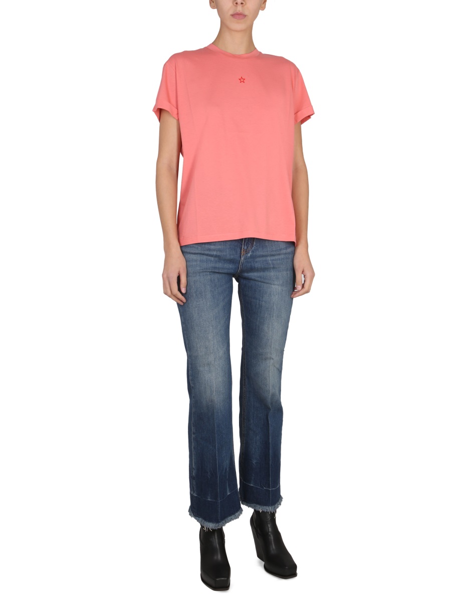 Stella McCartney CREWNECK T-SHIRT Roze