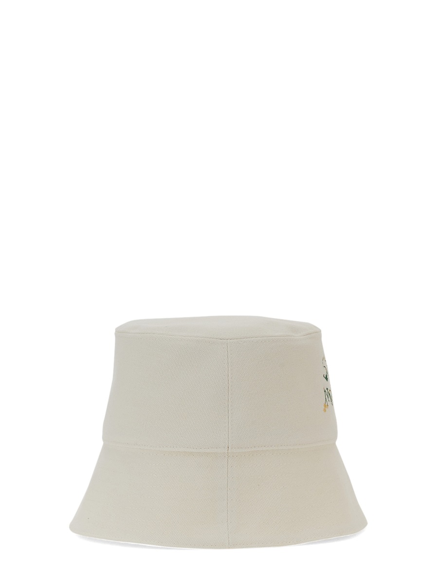 Stella McCartney BUCKET HAT WITH LOGO Wit