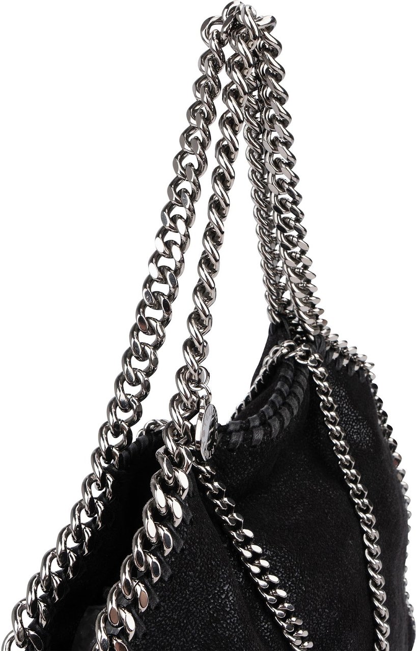 Stella McCartney Falabella Fold Over Tote Shoulder Bag Zwart