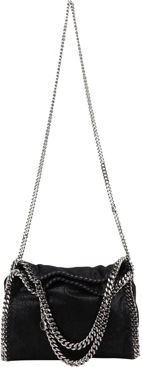 Stella McCartney Falabella Fold Over Tote Shoulder Bag Zwart