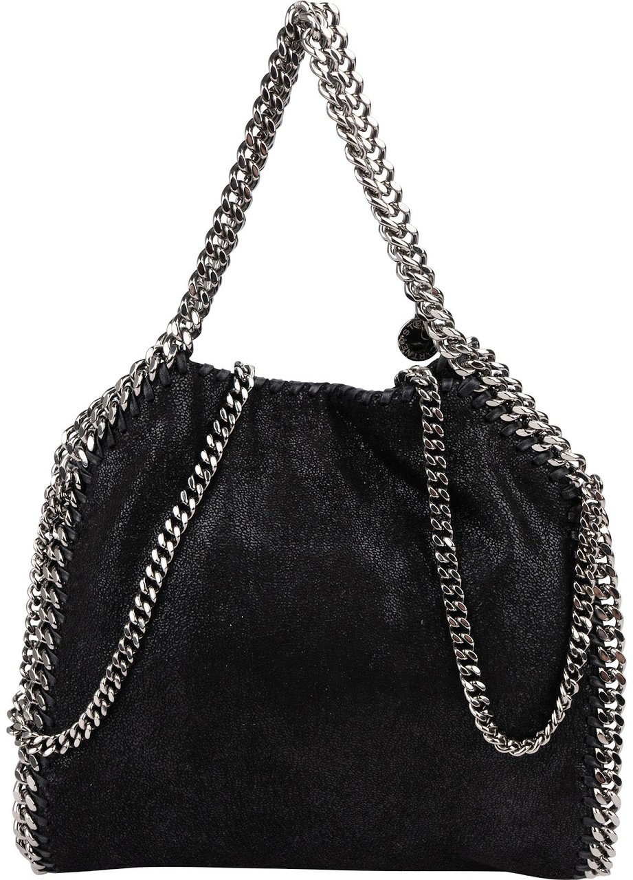 Stella McCartney Falabella Fold Over Tote Shoulder Bag Zwart