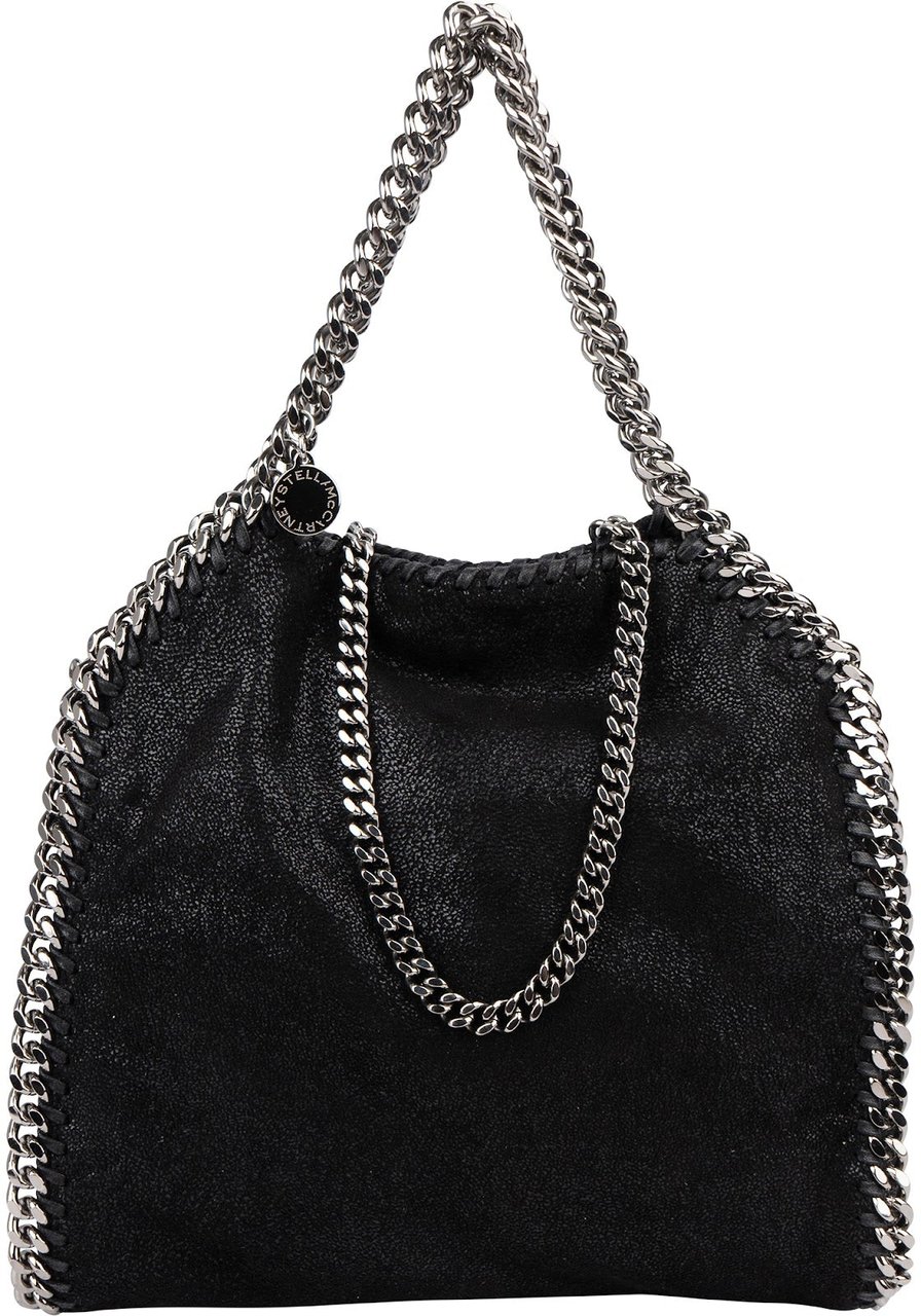 Stella McCartney Falabella Fold Over Tote Shoulder Bag Zwart