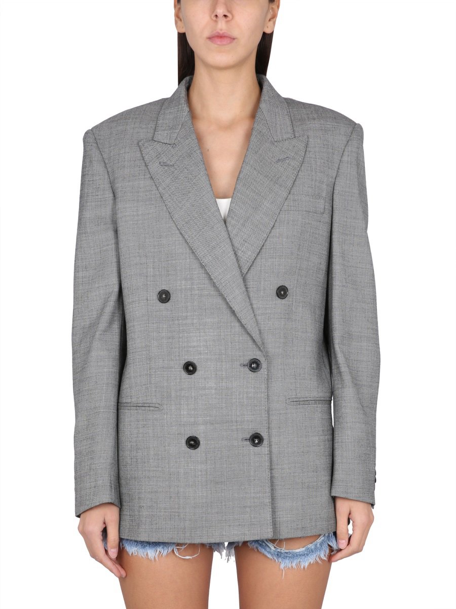 Stella McCartney DOUBLE-BREASTED BLAZER Zwart