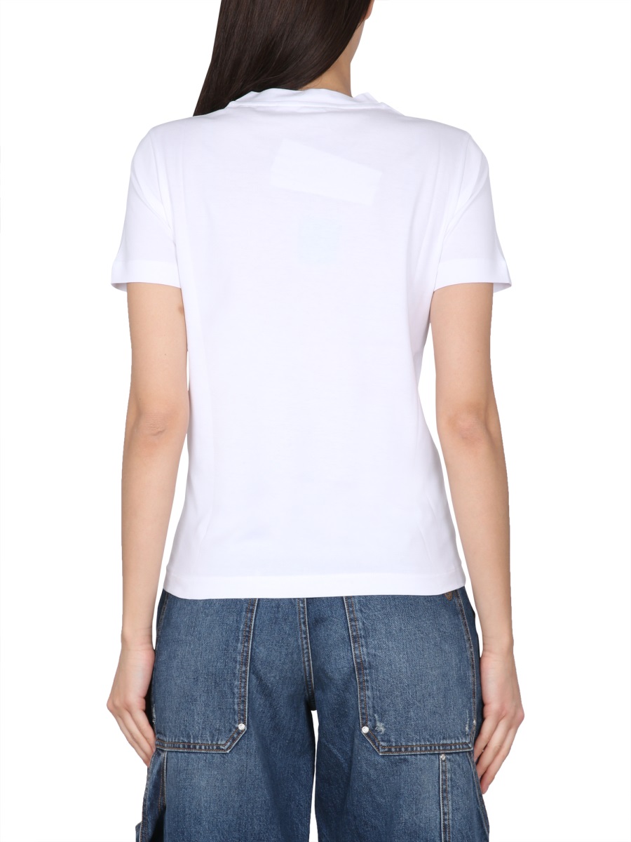 Stella McCartney T-SHIRT WITH LOGO Wit