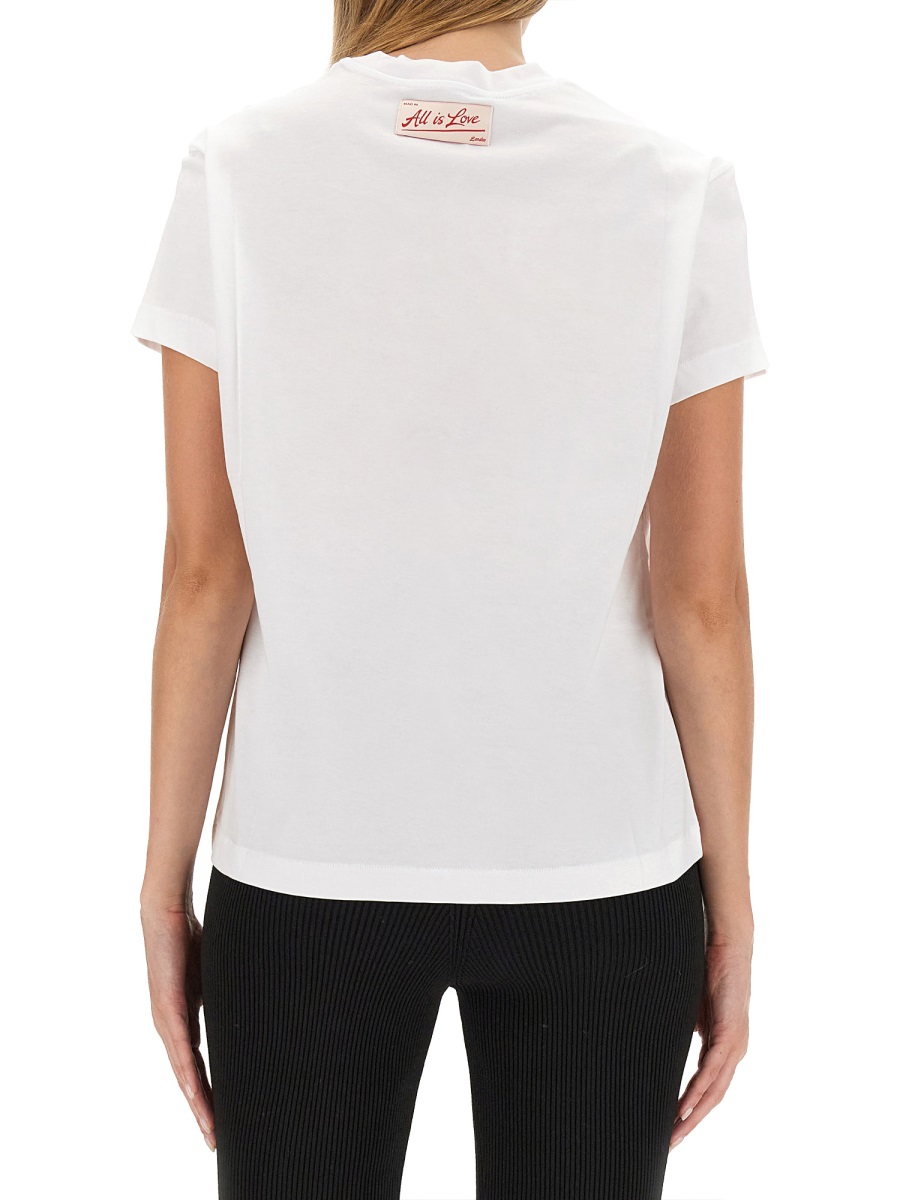 Stella McCartney T-SHIRT WITH LOGO Wit