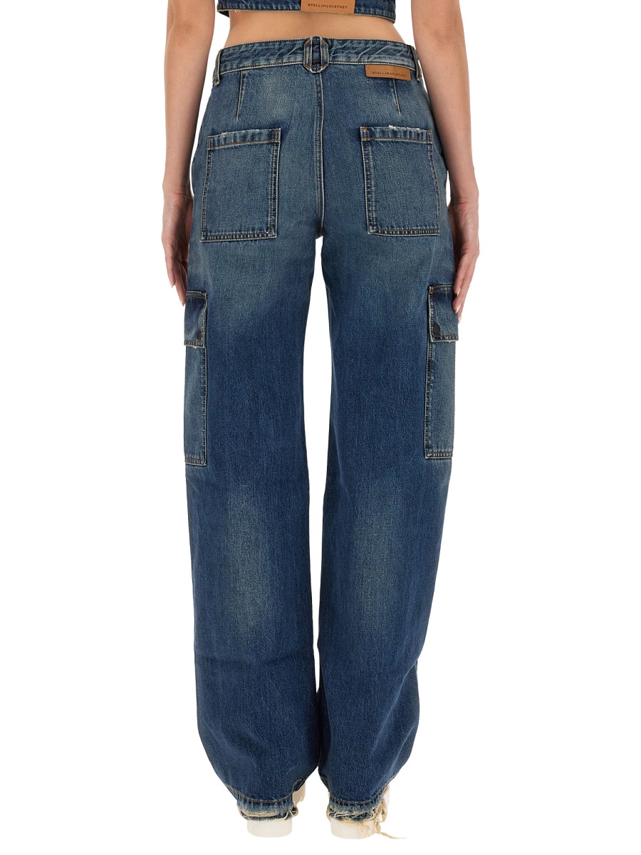 Stella McCartney CARGO JEANS Blauw