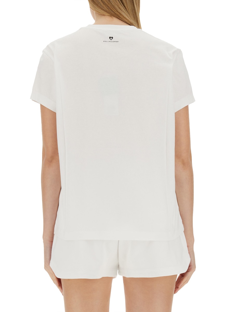 Stella McCartney T-SHIRT WITH LOGO Wit