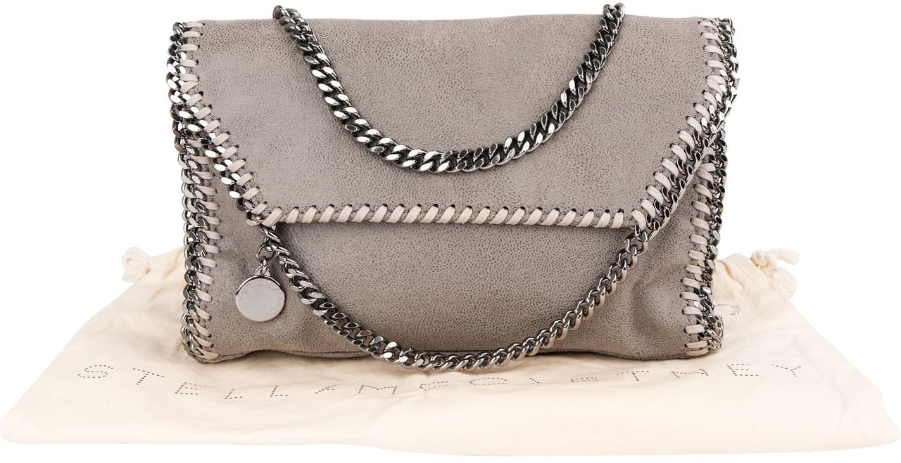Stella McCartney Shaggy Falabella Fold Over Crosssbody Bag Divers