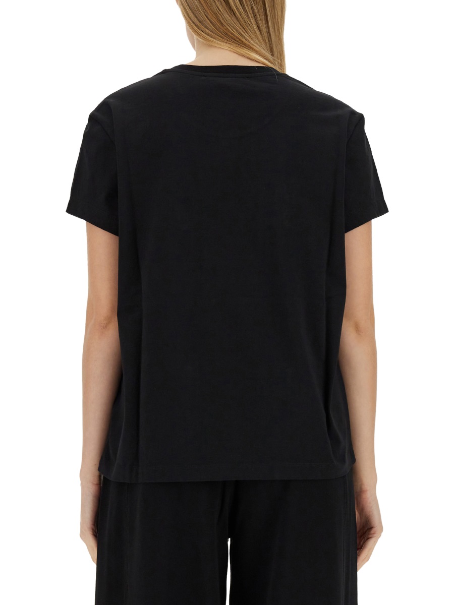 Stella McCartney T-SHIRT WITH LOGO Zwart