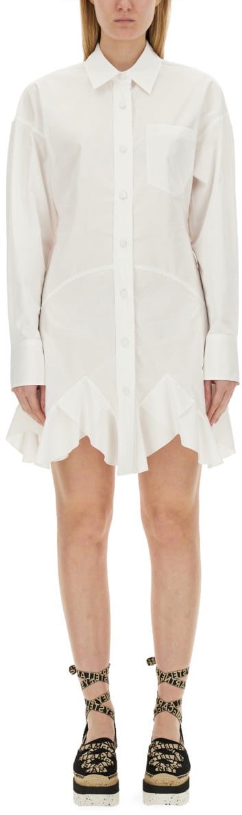 Stella McCartney SHIRT DRESS Wit