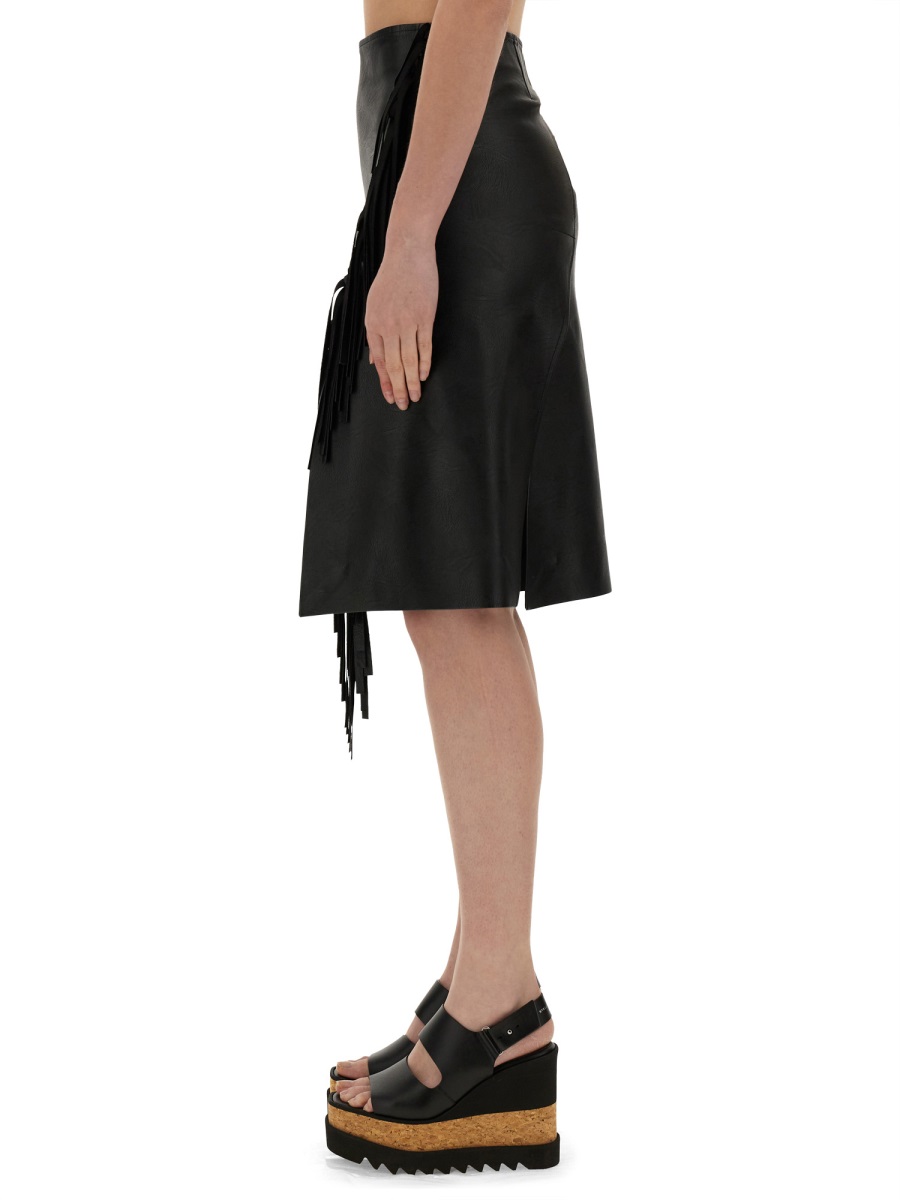 Stella McCartney FRINGED SKIRT Zwart