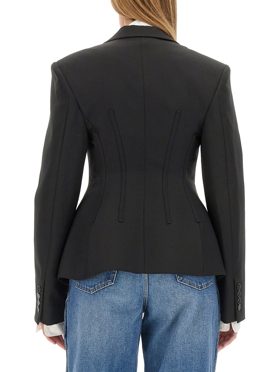 Stella McCartney SCULPTED JACKET Zwart