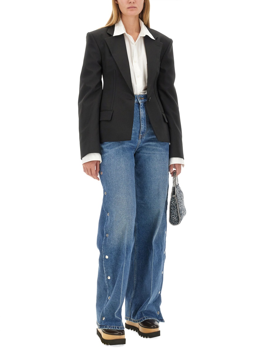 Stella McCartney SCULPTED JACKET Zwart