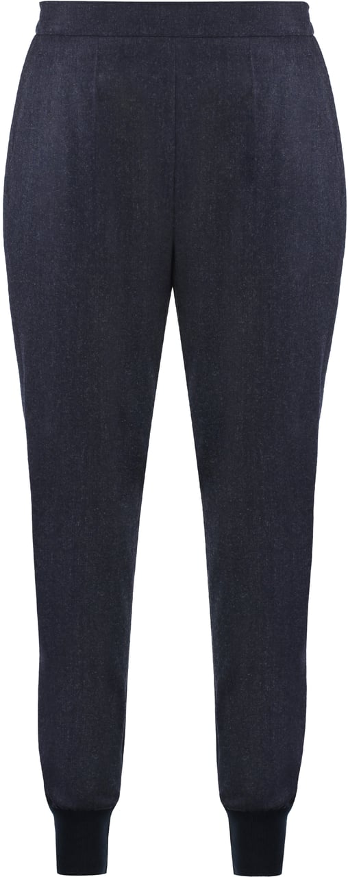 Stella McCartney Wool track pants Navy