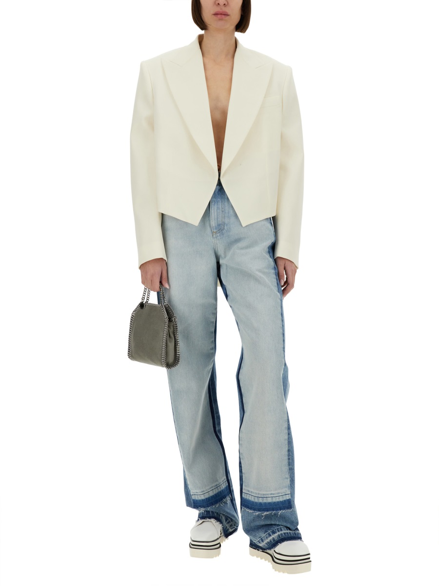 Stella McCartney "CROPPED" BLAZER Wit