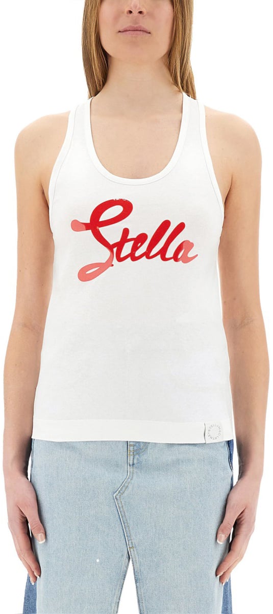 Stella McCartney TOPS WITH LOGO Wit