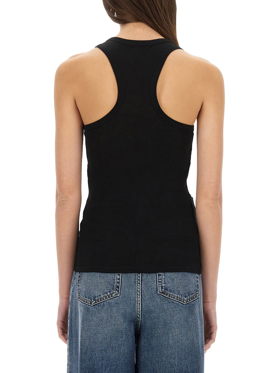 Stella McCartney "CRYSTAL MINI STAR" TANK TOP Zwart