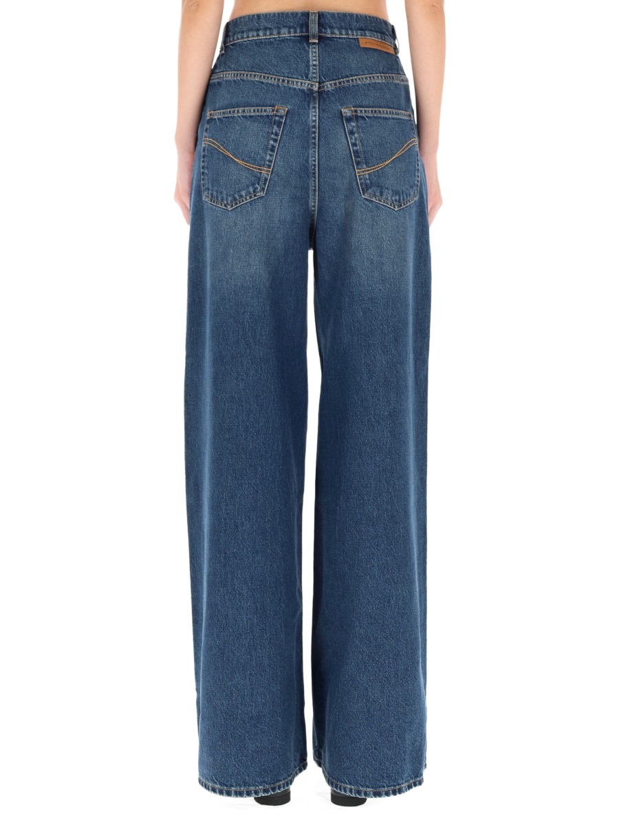 Stella McCartney HIGH WAIST JEANS Blauw