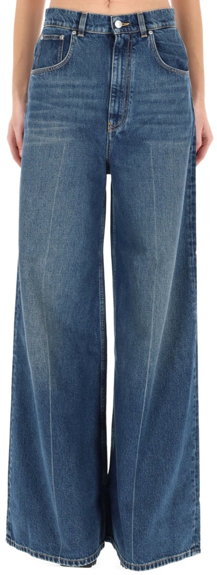 Stella McCartney HIGH WAIST JEANS Blauw