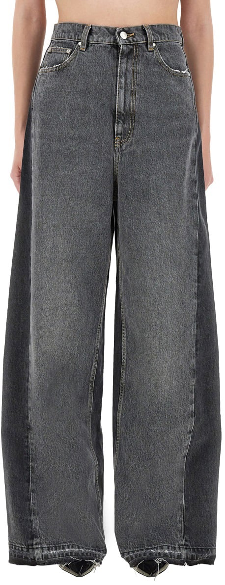 Stella McCartney "WIDE LEG" JEANS Zwart