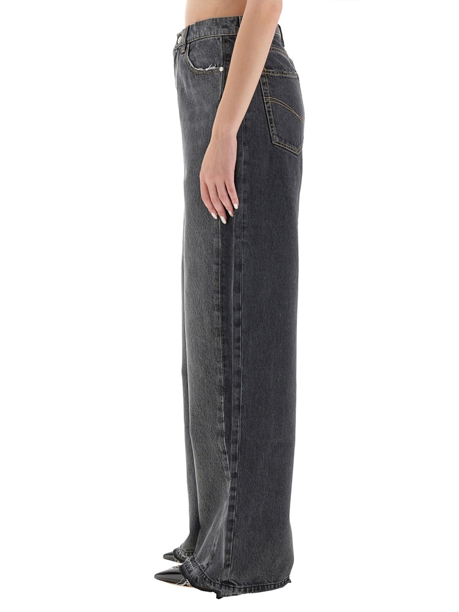 Stella McCartney "WIDE LEG" JEANS Zwart