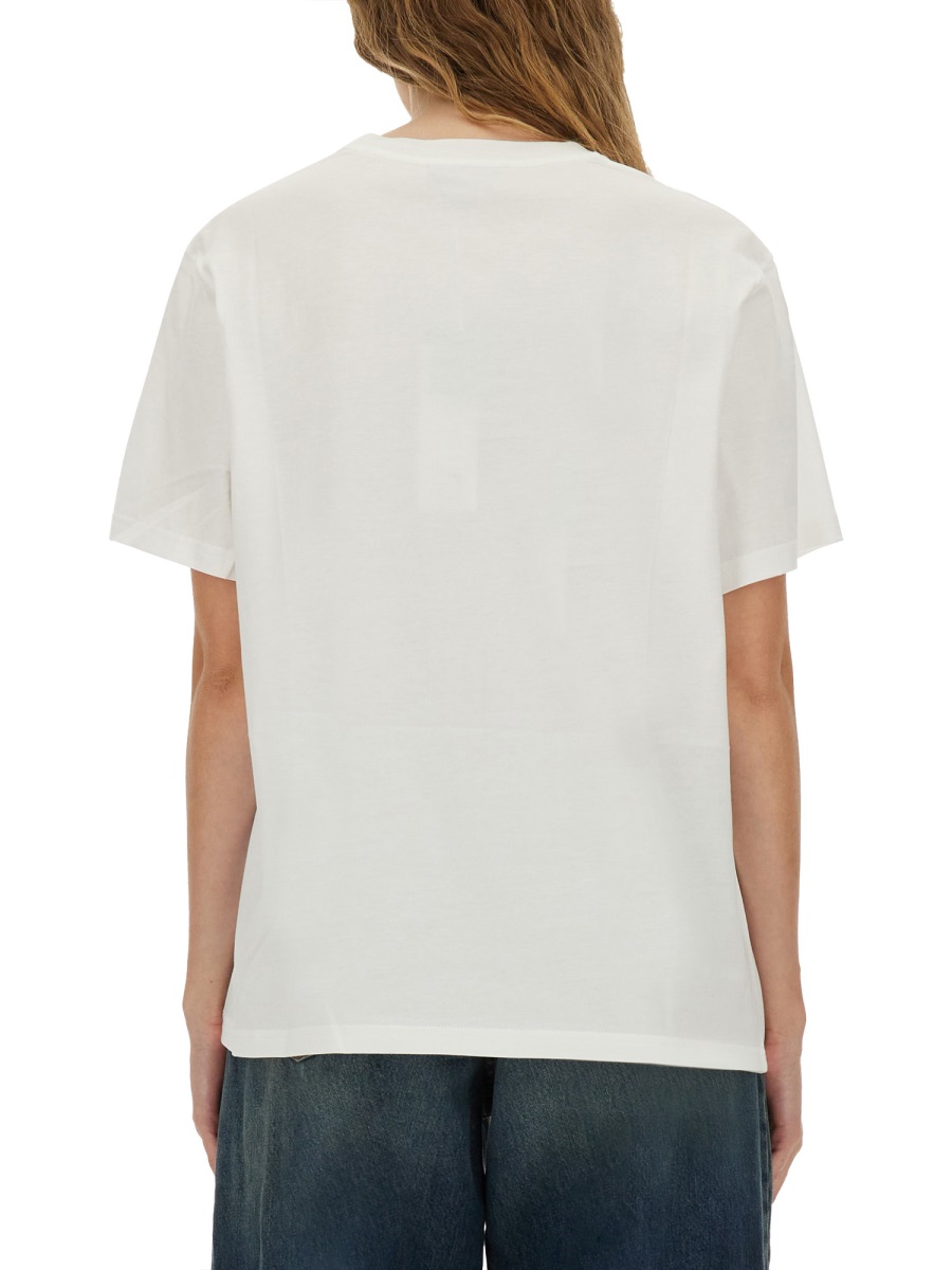 Stella McCartney COTTON T-SHIRT Wit