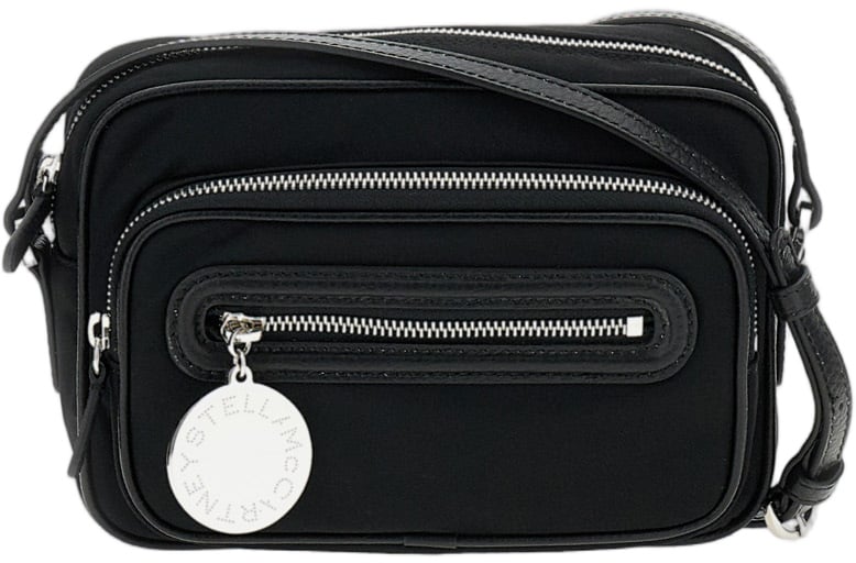 Stella McCartney Black Dartmoor Crossbody Bag Zwart