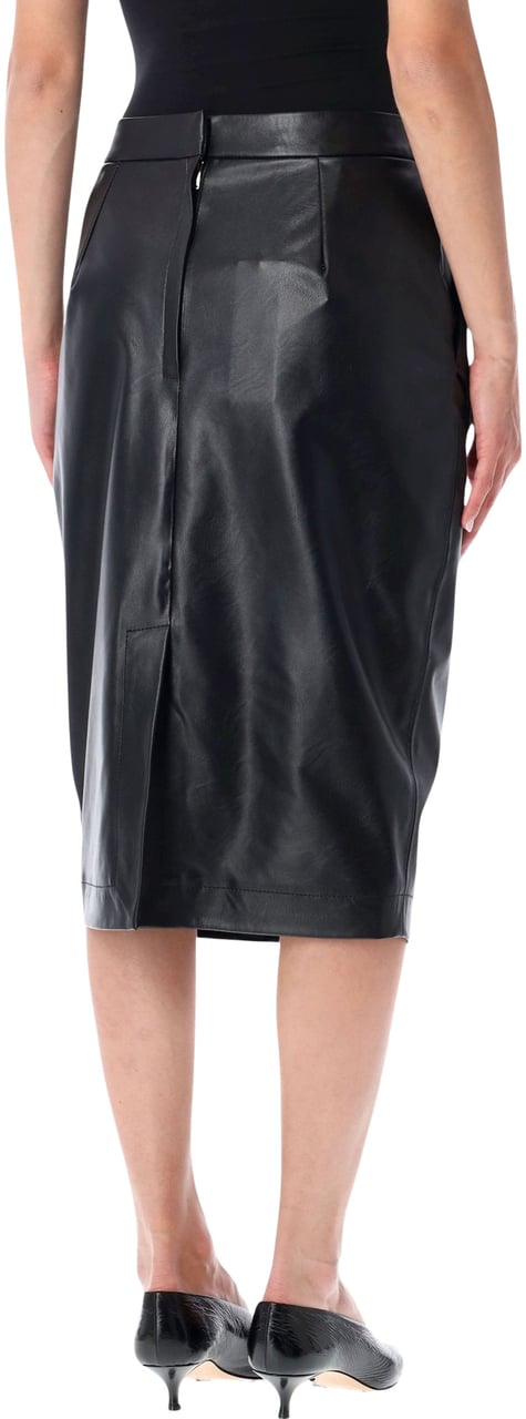 Stella McCartney Altermat Midi Skirt Nero Zwart