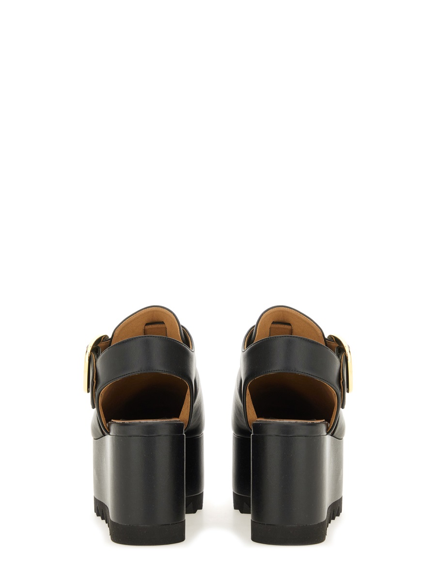Stella McCartney "ELYSE" SANDAL WITH PLATFORM Zwart