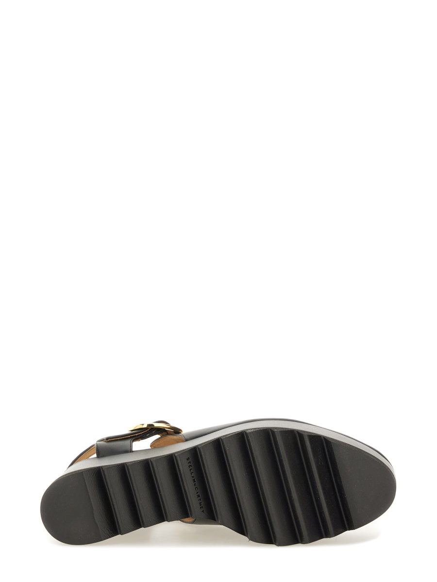 Stella McCartney "ELYSE" SANDAL WITH PLATFORM Zwart