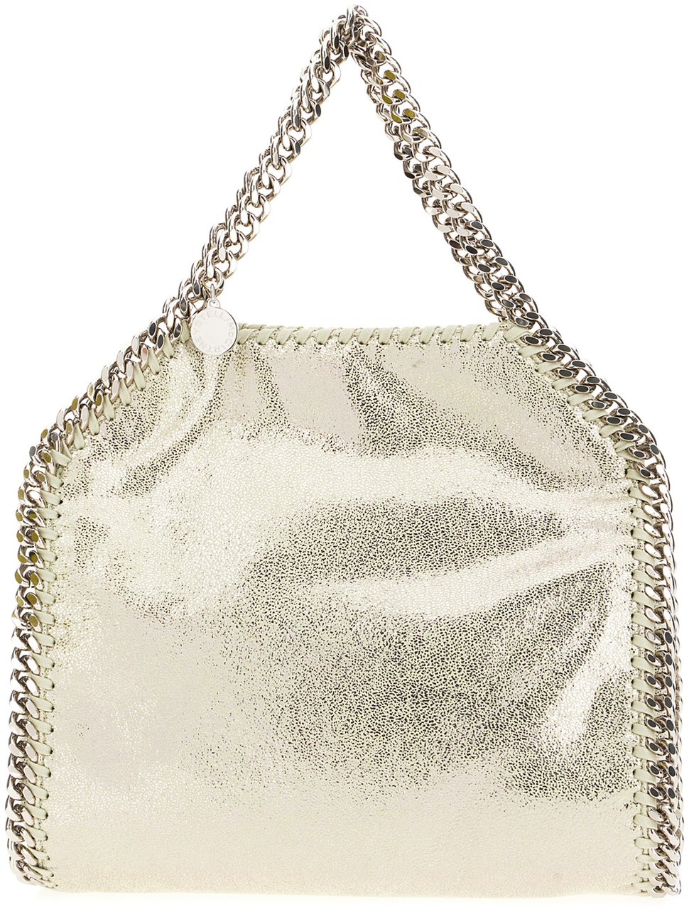 Stella McCartney Stella Mccartney Pastel green synthetic leather mini Falabella handbag Groen