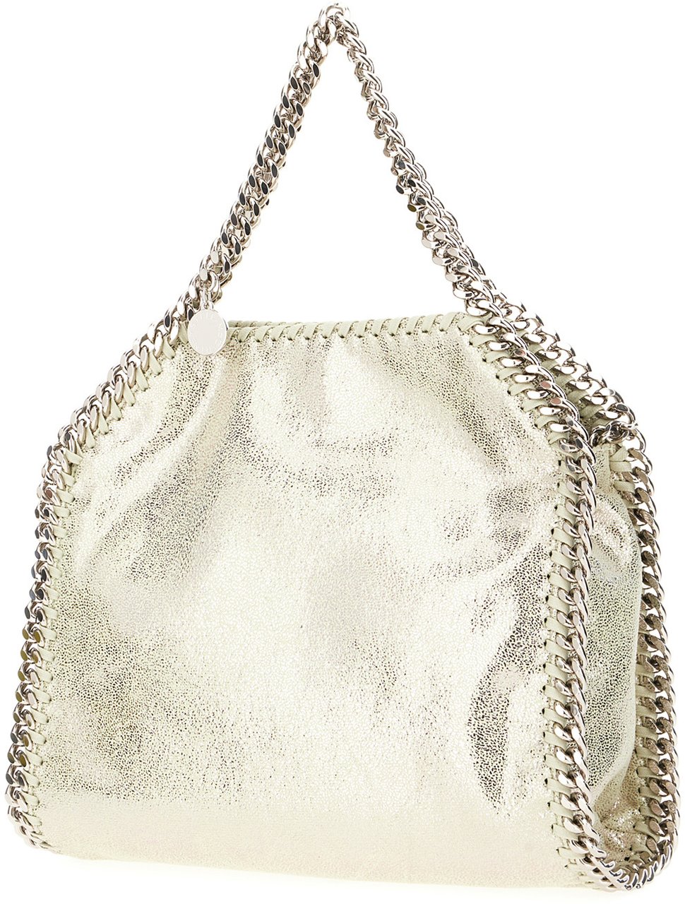 Stella McCartney Stella Mccartney Pastel green synthetic leather mini Falabella handbag Groen