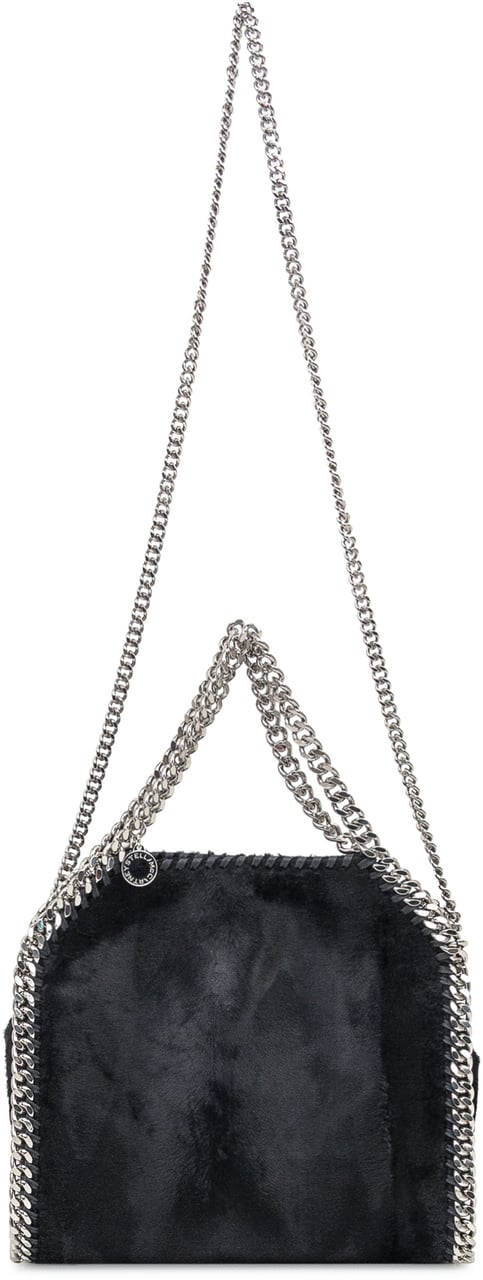 Stella McCartney Borsa Falabella Stella McCartney in Shearling Zwart