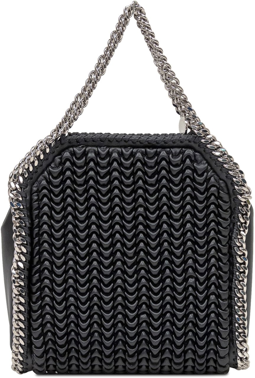 Stella McCartney Borsa Falabella Stella McCartney in Tessuto Intrecciato Zwart