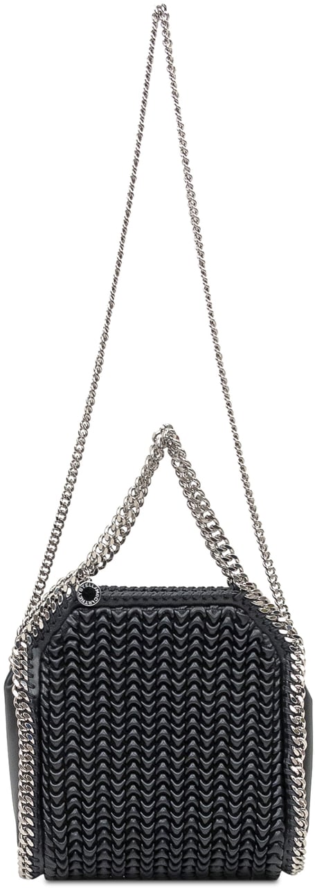 Stella McCartney Borsa Falabella Stella McCartney in Tessuto Intrecciato Zwart