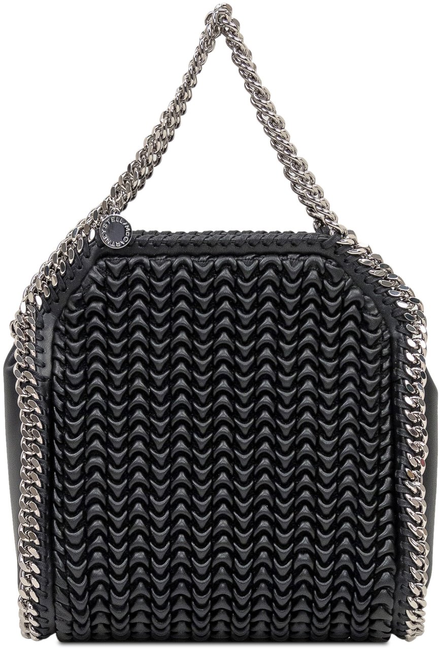 Stella McCartney Borsa Falabella Stella McCartney in Tessuto Intrecciato Zwart