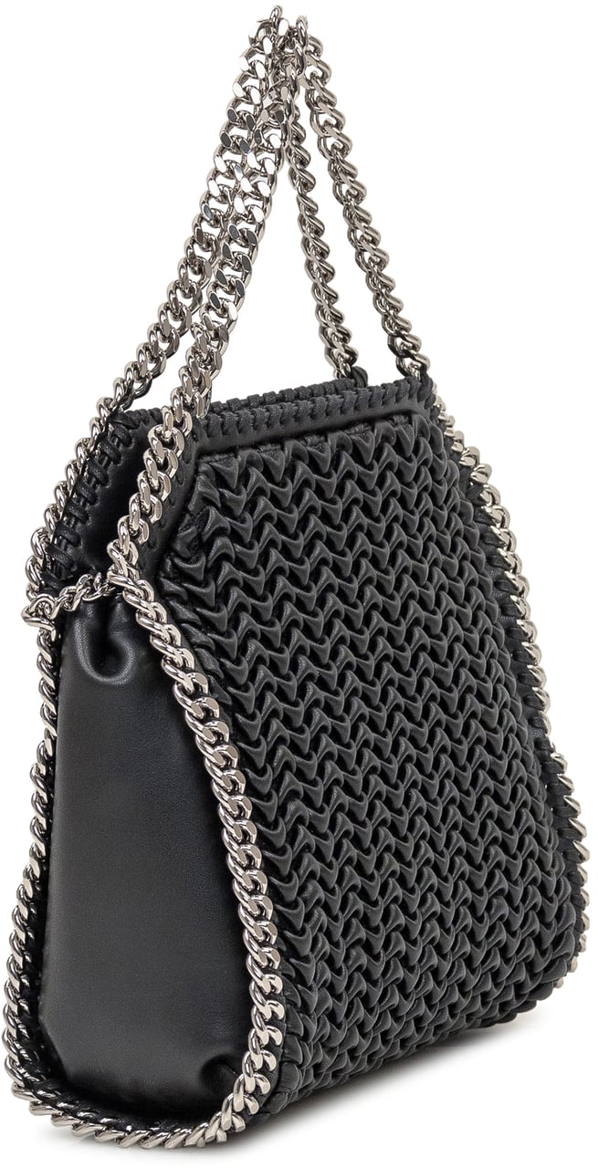 Stella McCartney Borsa Falabella Stella McCartney in Tessuto Intrecciato Zwart