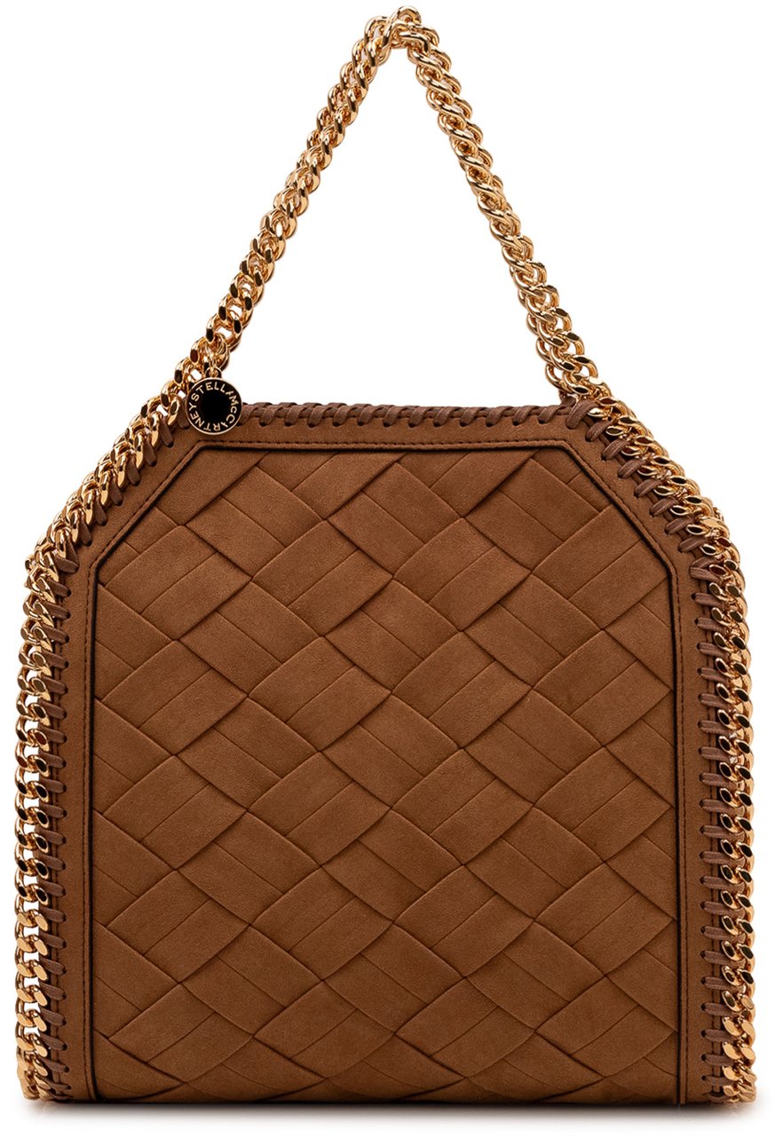 Stella McCartney Borsa Falabella Mini con Tracolla a Catena Beige