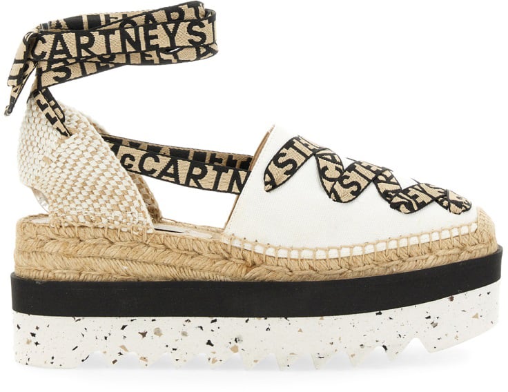 Stella McCartney ESPADRILLE "GAIA" WITH PLATFORM Beige