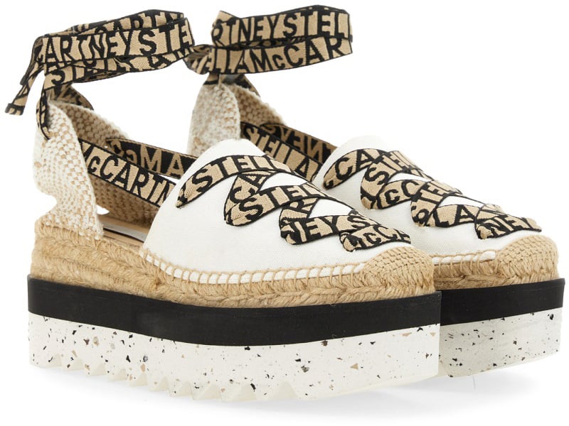 Stella McCartney ESPADRILLE "GAIA" WITH PLATFORM Beige