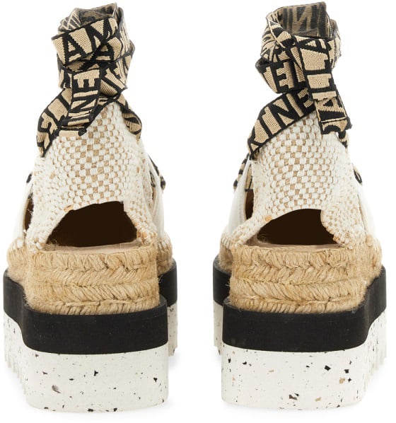 Stella McCartney ESPADRILLE "GAIA" WITH PLATFORM Beige